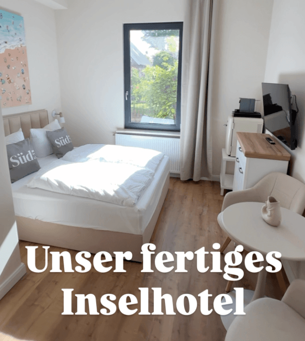 Unser fertiges Inselhotel